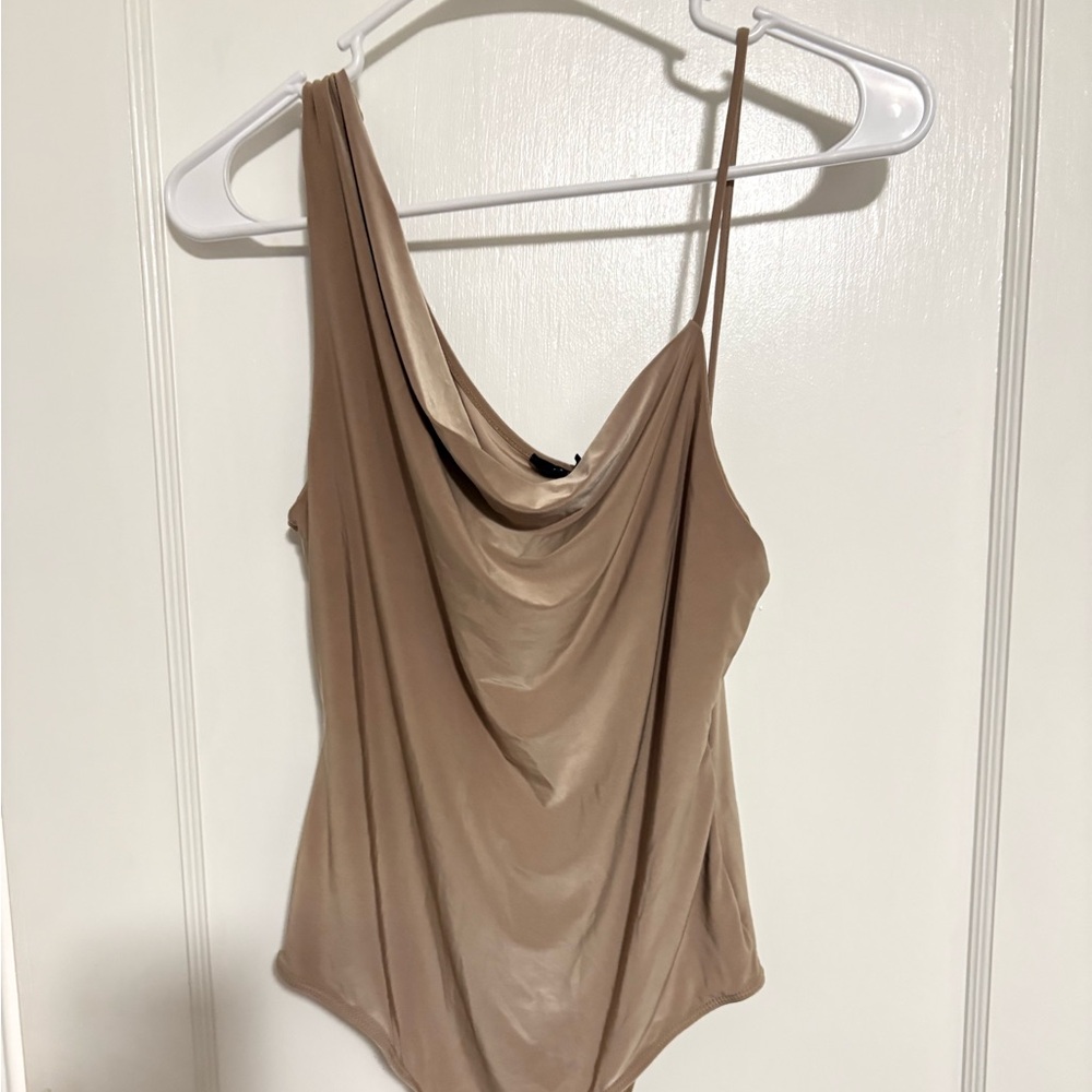 21 Saints Gold Draped Bodysuit